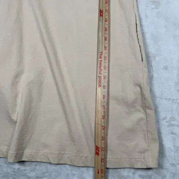 Tuckernuck Hutton Polo Mini Dress Beige Women's Size Small Preppy Pockets - Picture 10 of 10